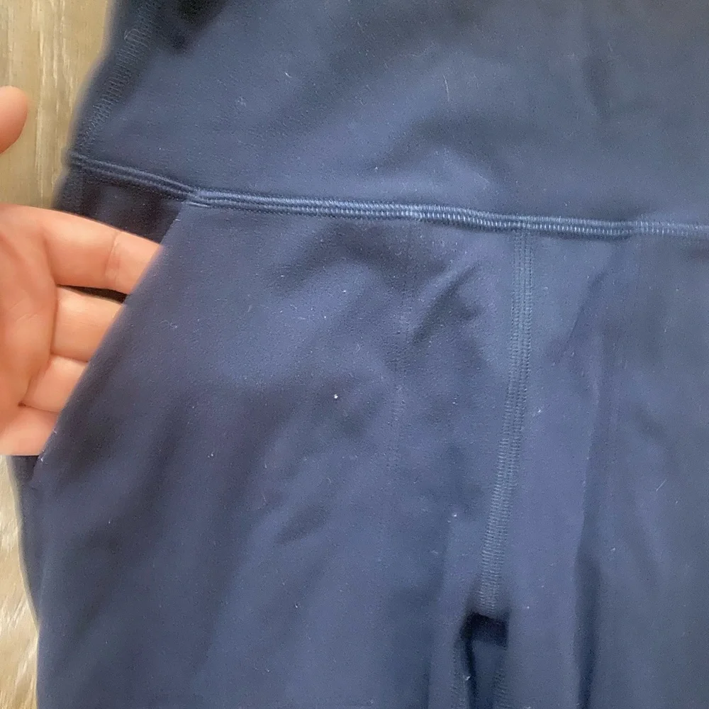 🧘‍♀️ Lululemon Align High Rise Jogger Style Leggings - XXS - Deep Navy - Picture 4 of 8